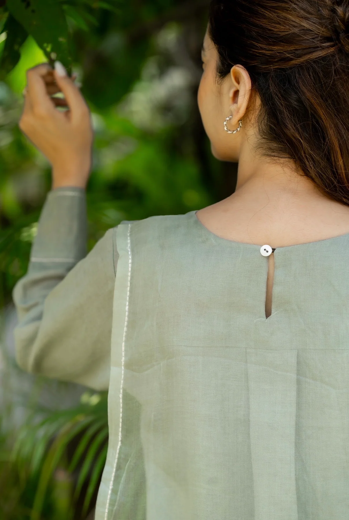 Basil Green Linen Co-ord Set - Image 6