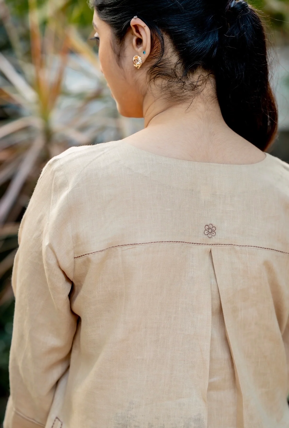 Beaver Ivory-Rust Linen Pair - Image 4