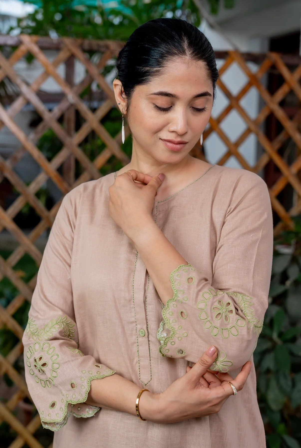 Coffee Form Kurta Set