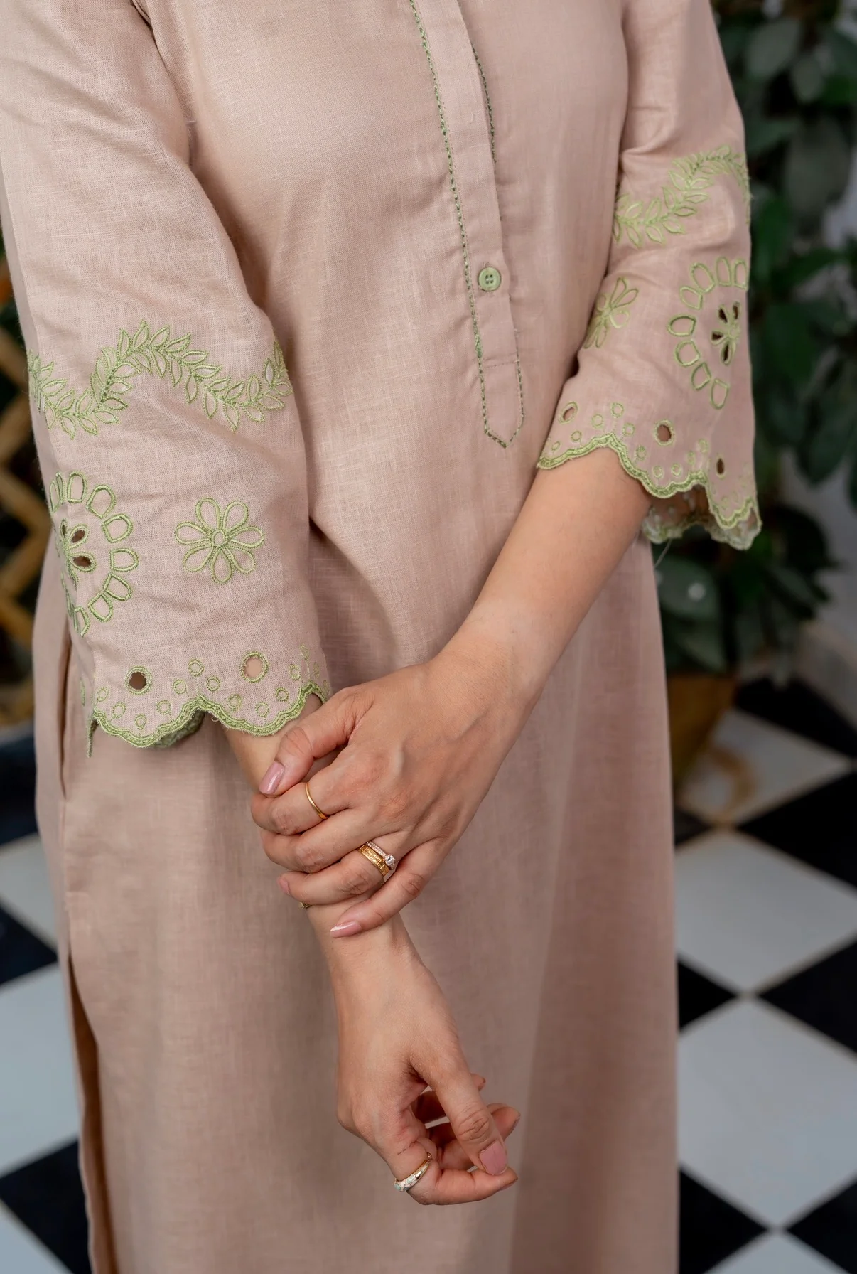 Coffee Form Kurta Set - Image 5