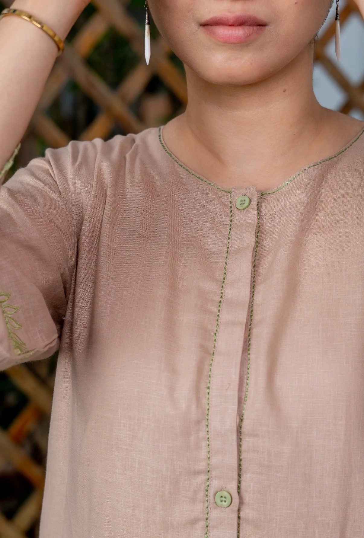 Coffee Form Kurta Set - Image 7