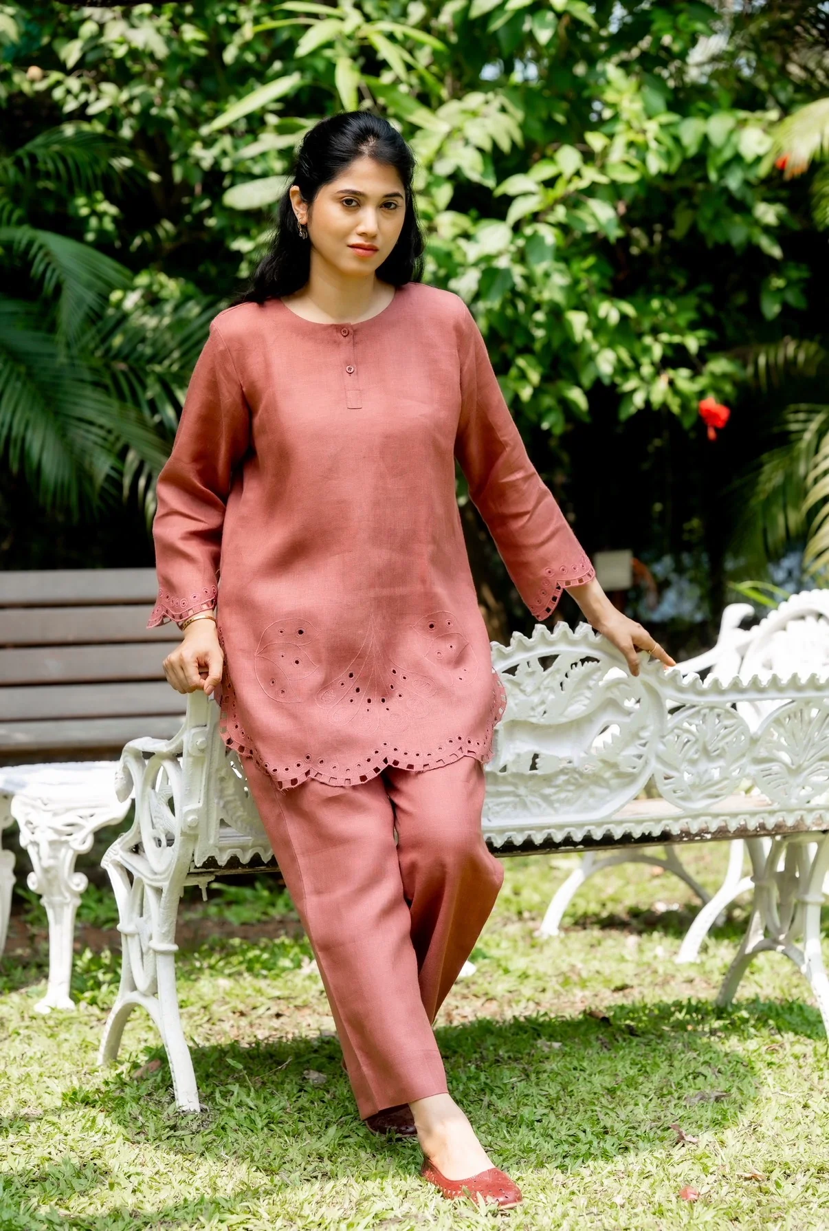 Marigold Rust Linen Co-ord Set - Image 7
