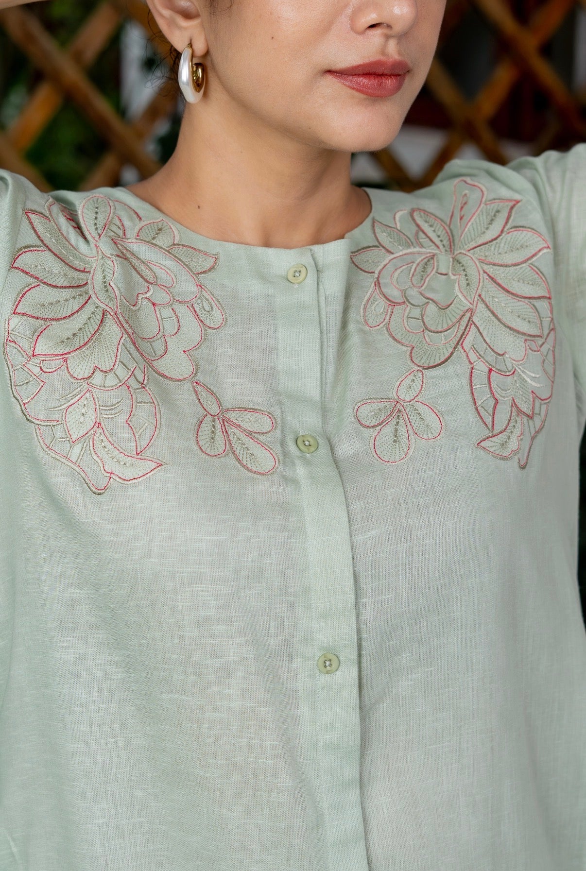 Pistachio Green Kurta Set - Image 3