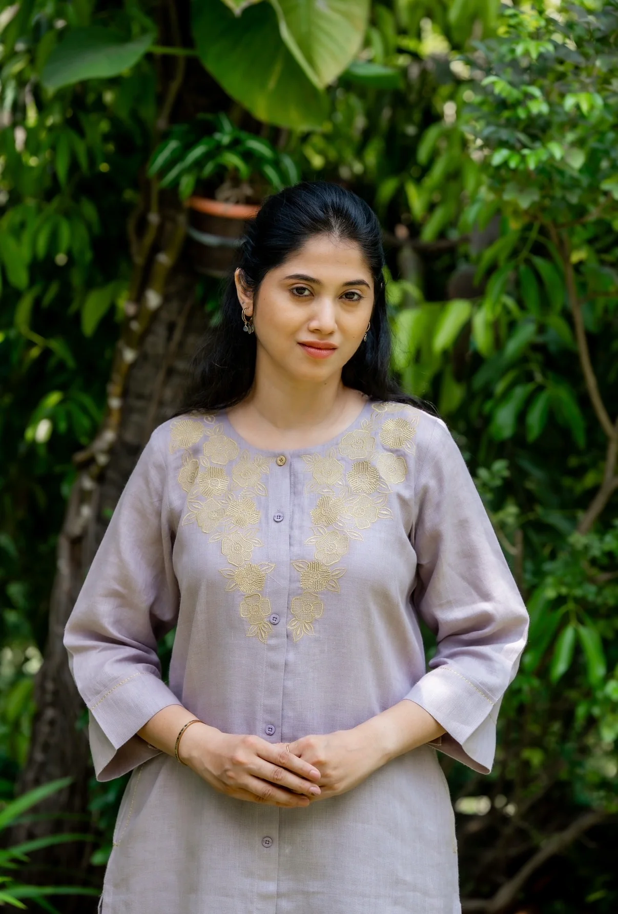 Purple Pocket Linen Pair - Image 3