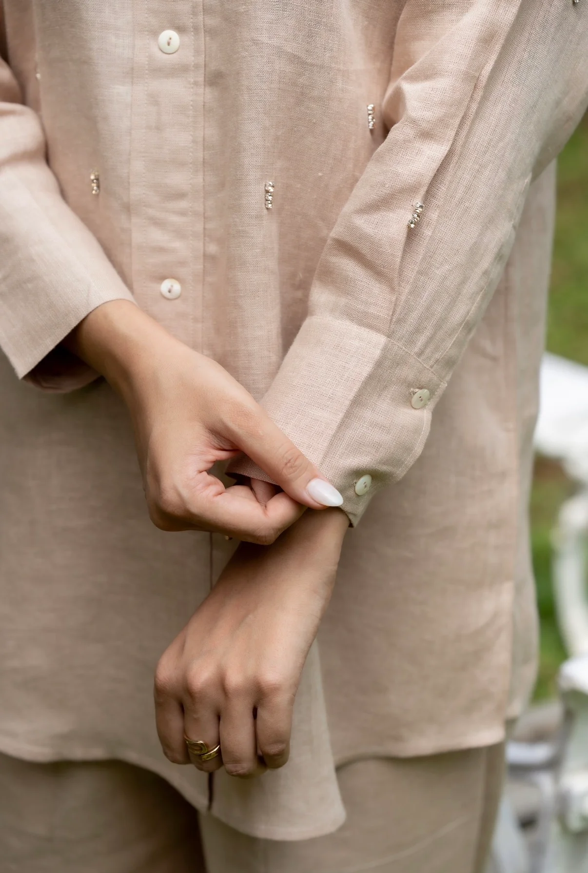 Sand Stone Linen Co-ord Set - Image 4