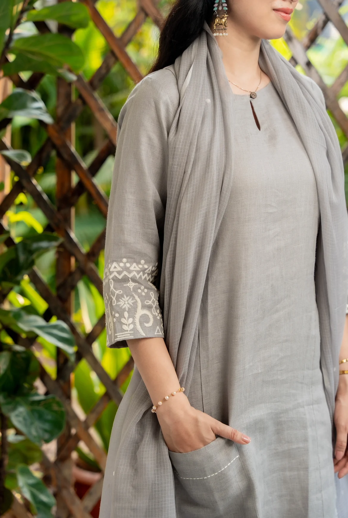 SEAL GREY LINEN SET - Image 2