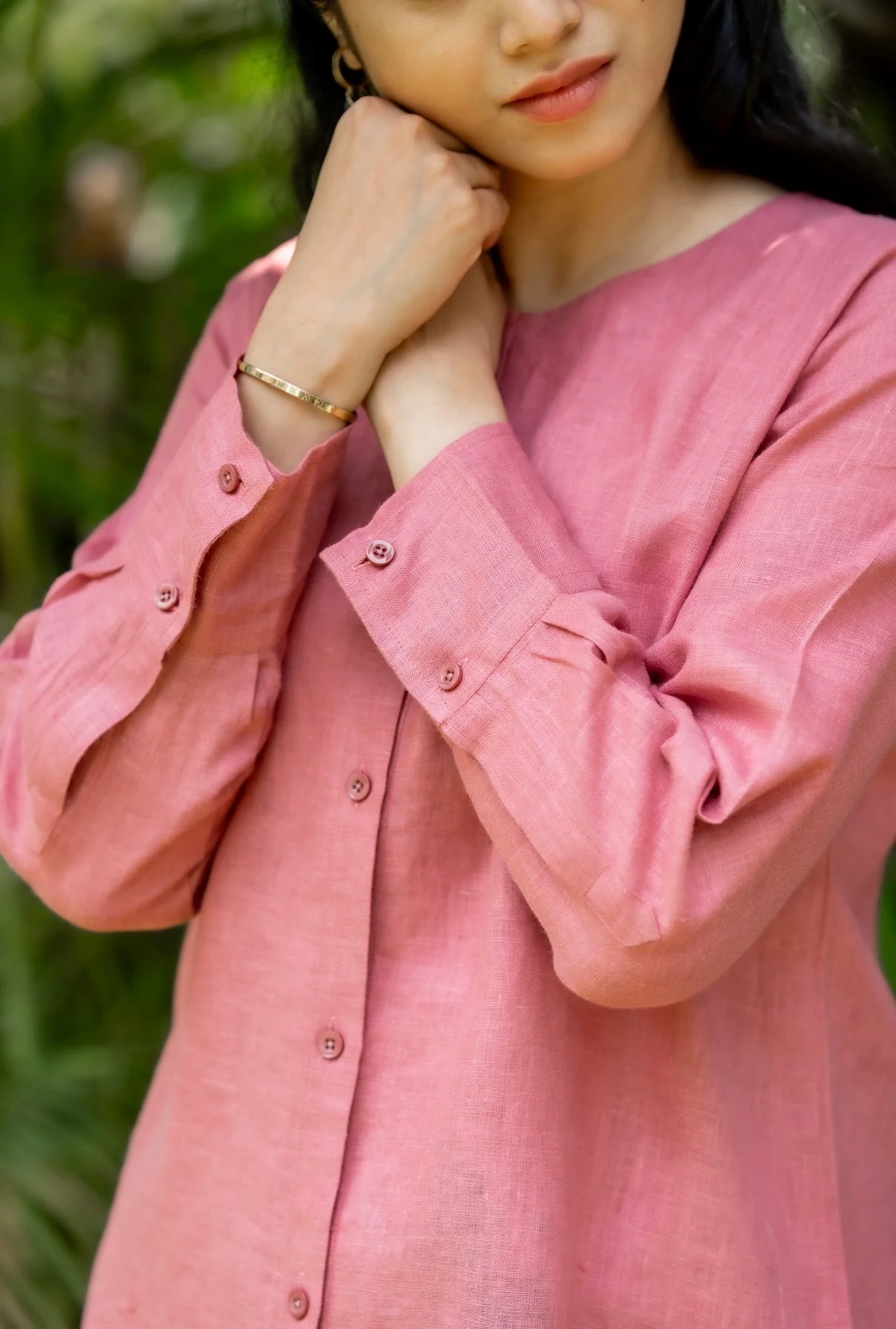 Velvet Rose Linen Co-ord Set - Image 4