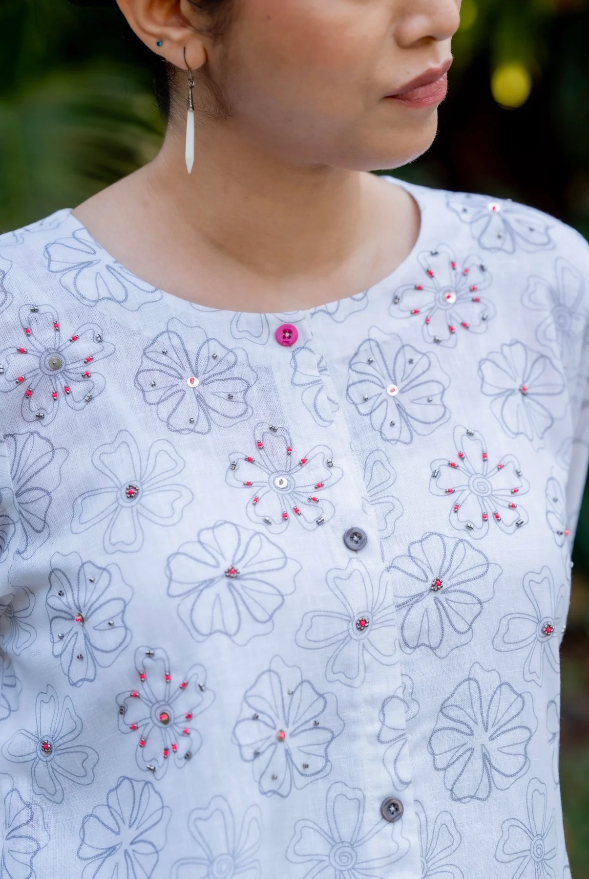 White Flower Pair - Image 3